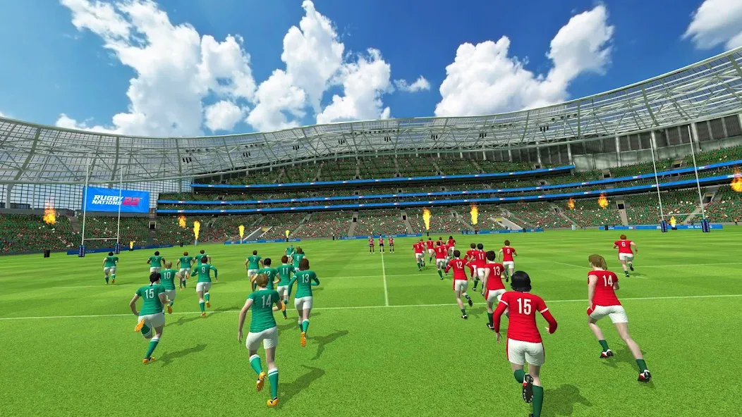 Взломанная Rugby Nations 22 [MOD: разблокированы команды и безлимитные деньги] на Андроид — скриншот 3