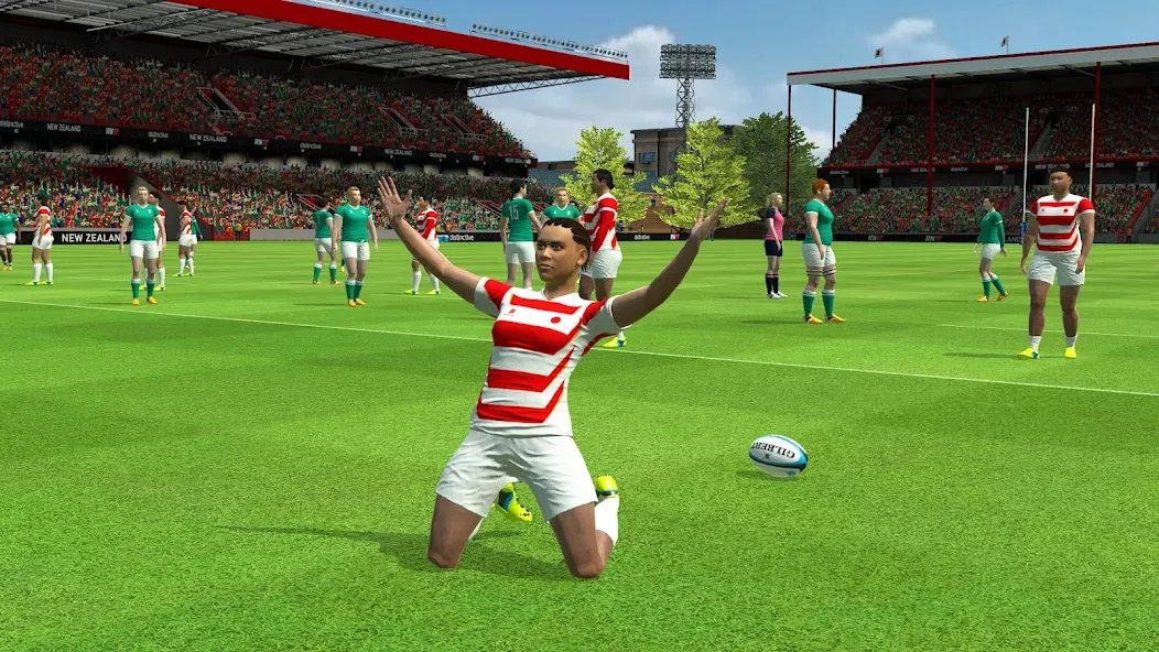 Взломанная Rugby Nations 22 [MOD: разблокированы команды и безлимитные деньги] на Андроид — скриншот 4