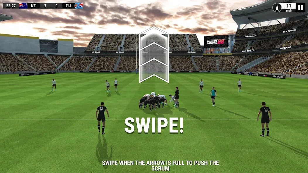Взломанная Rugby Nations 22 [MOD: разблокированы команды и безлимитные деньги] на Андроид — скриншот 5