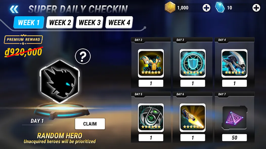 Скачать Heroes Infinity Premium [MOD: безлимитные деньги и премиум доступ] — скриншот 1