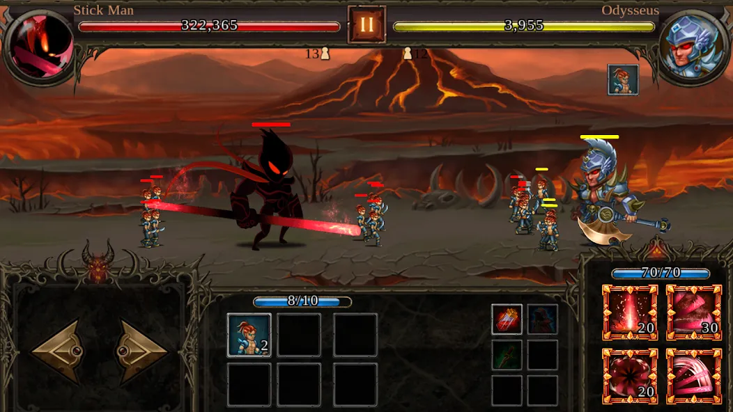 Скачать Hero Wars - stick fight [MOD: безлимитные деньги и мощное оружие] — скриншот 3