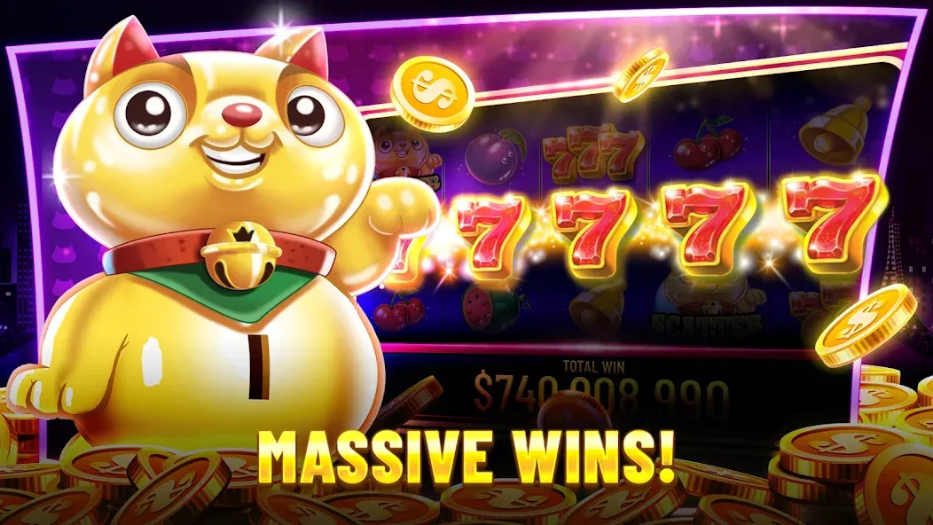 Скачать Best Casino™ Slots: 777 Casino [MOD: безлимитные монеты и джекпоты] — скриншот 4