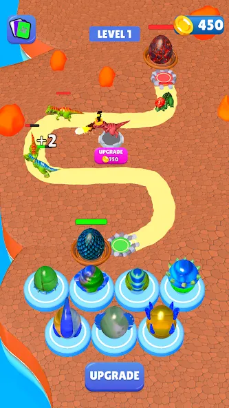 Dino Merge [MOD: много денег и алмазов] (Бесплатно / APK) — скриншот 2