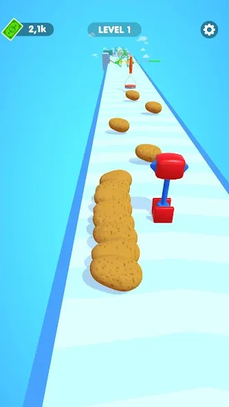 Скачать Potato Rush [MOD: безлимитные монеты и ускоренная прокачка] — скриншот 5
