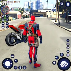 Miami Rope Hero Spider Game 2 [MOD: безлимитные деньги и оружие] последняя версия