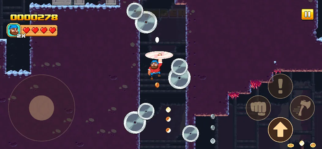 Timberman The Big Adventure [MOD: открыты все уровни и герои] — Скачать бесплатно (APK) — скриншот 1