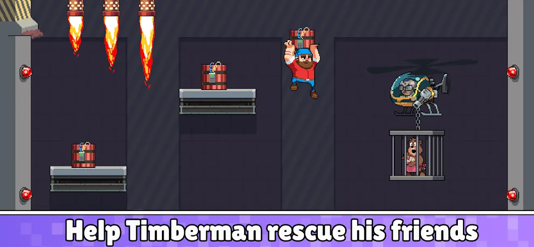 Timberman The Big Adventure [MOD: открыты все уровни и герои] — Скачать бесплатно (APK) — скриншот 4
