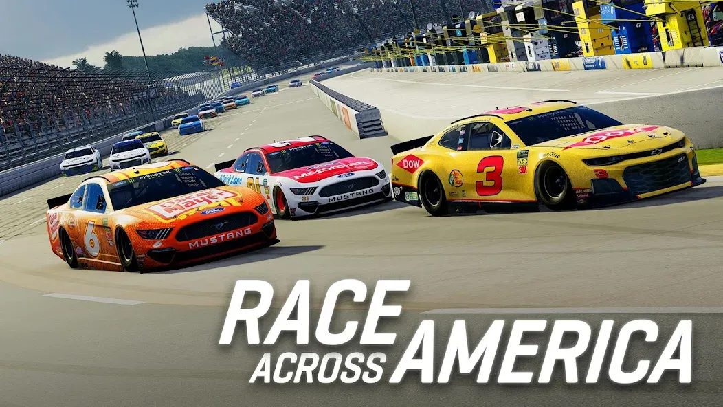 NASCAR Heat Mobile [MOD: безлимитные деньги и все машины открыты] (Бесплатно / APK) — скриншот 1