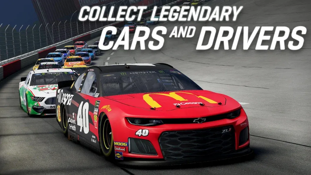 NASCAR Heat Mobile [MOD: безлимитные деньги и все машины открыты] (Бесплатно / APK) — скриншот 3