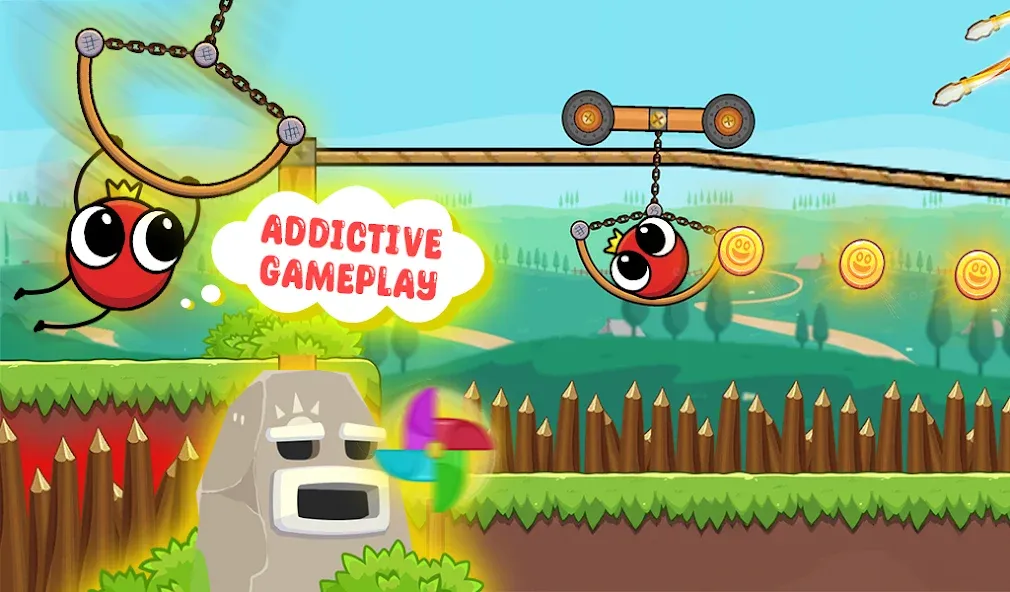 Скачать взлом Bounce Ball 6: Roller Ball 6 [MOD: безлимитные жизни и открыты все уровни] — скриншот 2