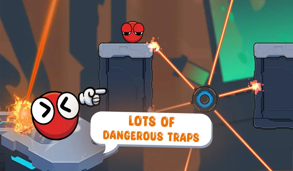 Скачать взлом Bounce Ball 6: Roller Ball 6 [MOD: безлимитные жизни и открыты все уровни] — скриншот 4
