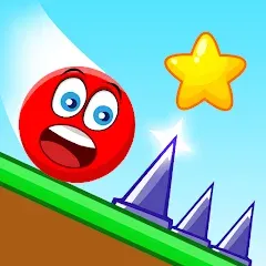 Red Ball Roller [MOD: бесконечные жизни и все уровни открыты] на Андроид