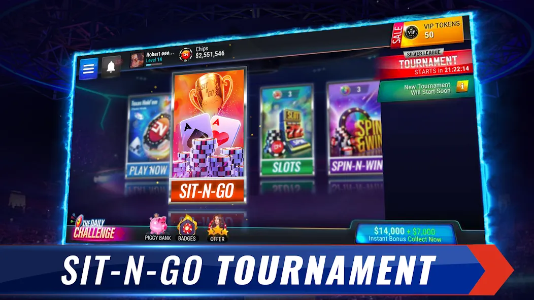 Взломанная Poker Legends - Texas Hold'em [MOD: безлимитные фишки и премиум разблокирован] на Андроид — скриншот 5