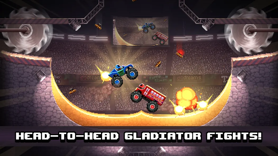 Drive Ahead! - Fun Car Battles [MOD: безлимитные деньги и все машины] (Бесплатно / APK) — скриншот 1
