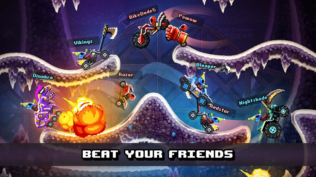 Drive Ahead! - Fun Car Battles [MOD: безлимитные деньги и все машины] (Бесплатно / APK) — скриншот 2