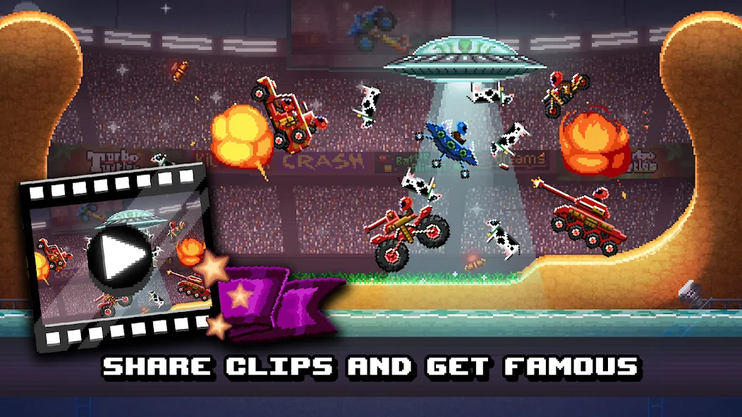 Drive Ahead! - Fun Car Battles [MOD: безлимитные деньги и все машины] (Бесплатно / APK) — скриншот 5