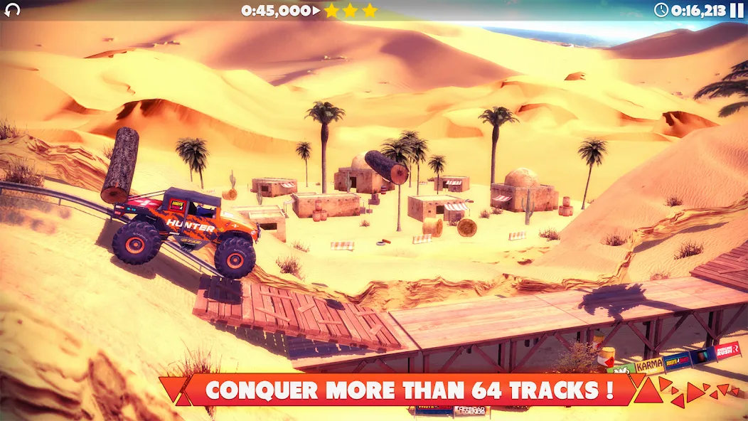 Offroad Legends 2 [MOD: безлимитные деньги и топливо] (Бесплатно / APK) — скриншот 1