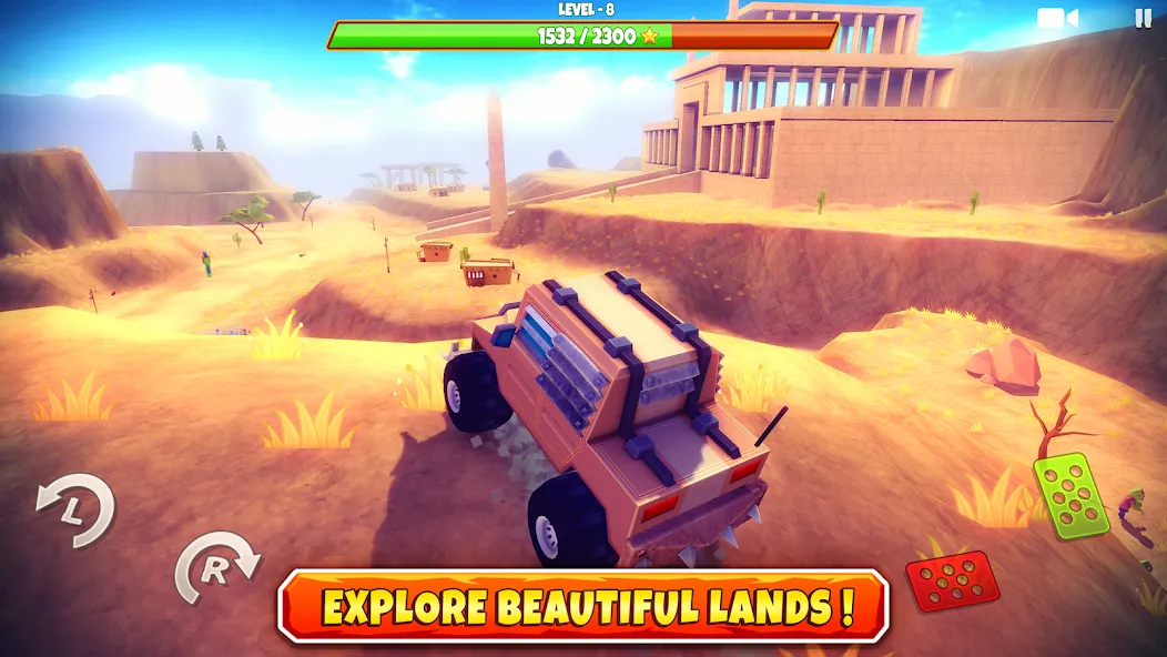 Взломанная Zombie Offroad Safari [MOD: безлимитные деньги и боеприпасы] на Андроид — скриншот 1