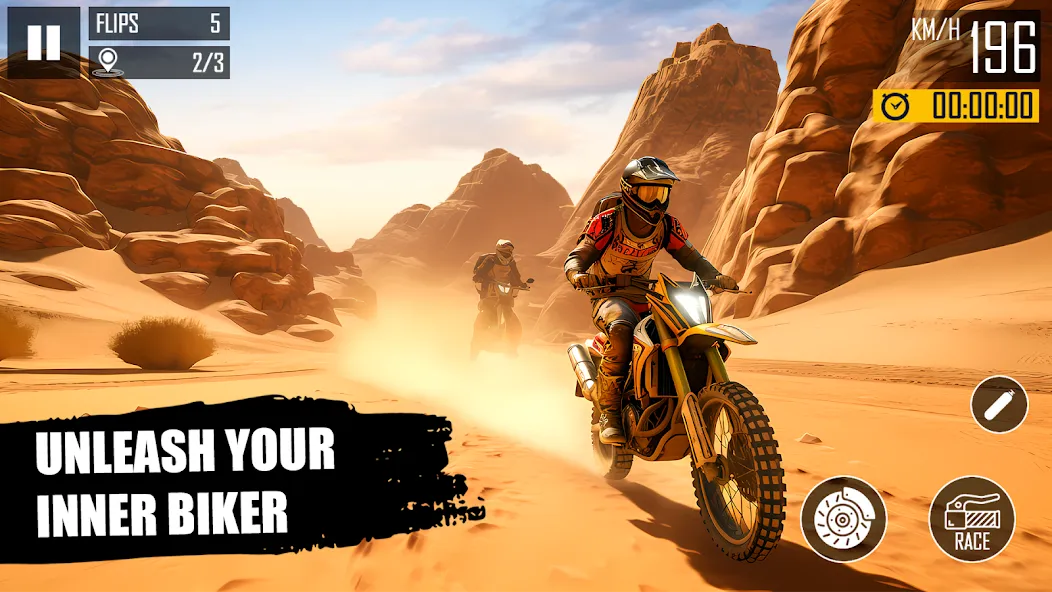 Ultimate Bike Stunt: Bike Game [MOD: безлимитные деньги и топливо] на Андроид — скриншот 1