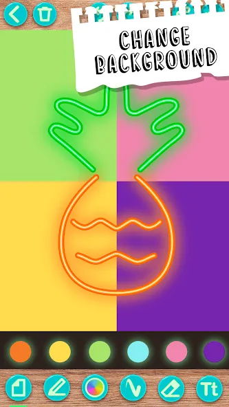 Draw Doodle - Kids drawing [MOD: разблокированы все инструменты рисования] (Бесплатно / APK) — скриншот 5