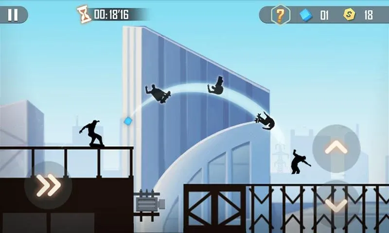 Скачать Shadow Skate [MOD: бесконечные трюки и монеты] — скриншот 1