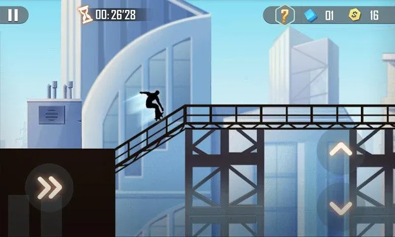 Скачать Shadow Skate [MOD: бесконечные трюки и монеты] — скриншот 5