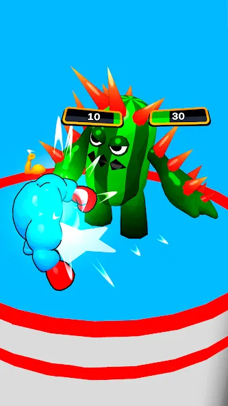 Скачать взлом Punchy Race: Run & Fight Game [MOD: безлимитные деньги и энергия] — скриншот 5