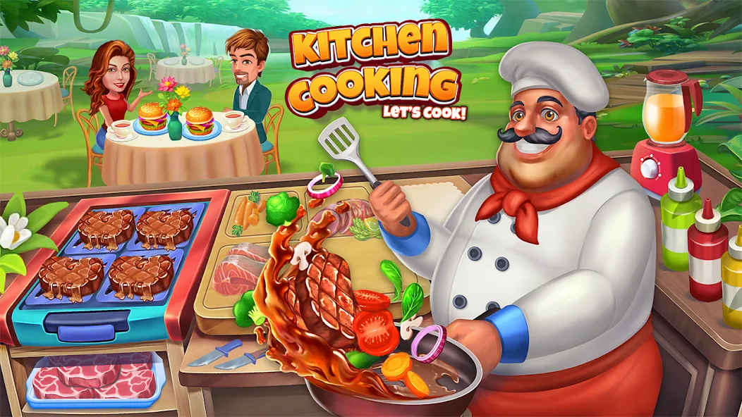 Food Cooking: Chef Restaurant [MOD: безлимитные деньги и все блюда открыты] на Андроид — скриншот 1