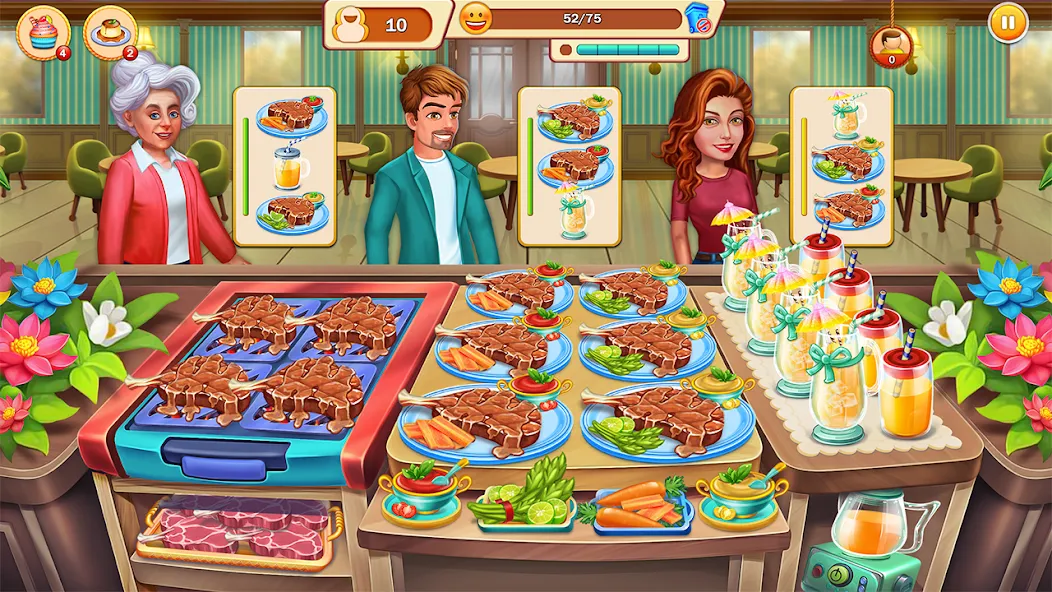 Food Cooking: Chef Restaurant [MOD: безлимитные деньги и все блюда открыты] на Андроид — скриншот 2