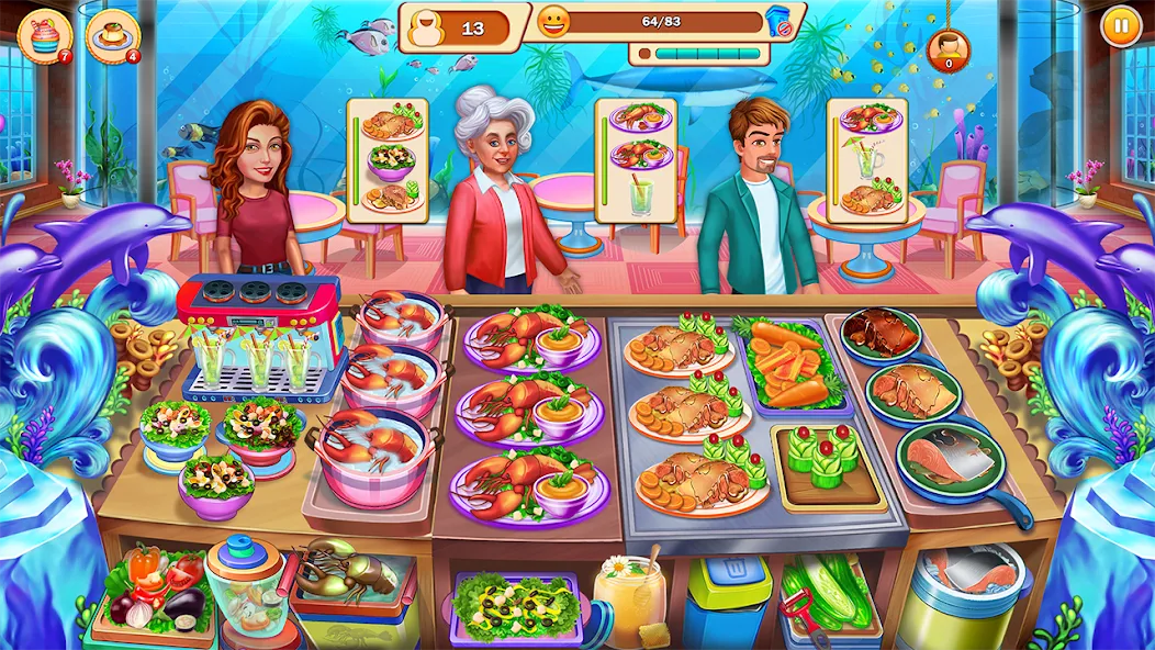 Food Cooking: Chef Restaurant [MOD: безлимитные деньги и все блюда открыты] на Андроид — скриншот 4