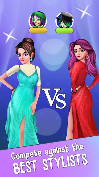 Скачать Fashion Stylist Makeup Dressup [MOD: безлимитные деньги и все наряды] на телефон — скриншот 1