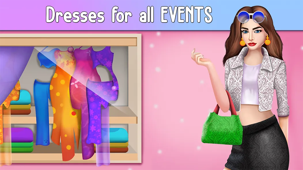 Скачать Fashion Stylist Makeup Dressup [MOD: безлимитные деньги и все наряды] на телефон — скриншот 5