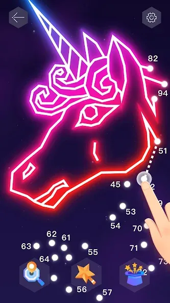 Dot it: Connect the Dots [MOD: подсказки и все уровни открыты] на Андроид — скриншот 3