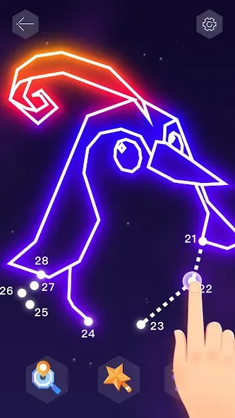 Dot it: Connect the Dots [MOD: подсказки и все уровни открыты] на Андроид — скриншот 5