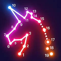 Dot it: Connect the Dots [MOD: подсказки и все уровни открыты] на Андроид