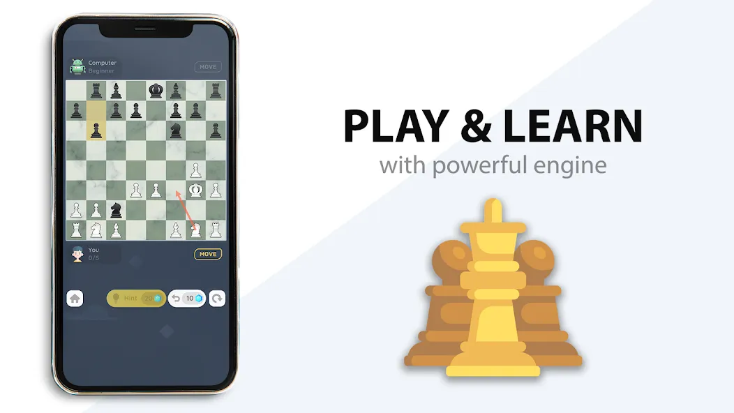Chess: Classic Board Game [MOD: шахматы без рекламы и ограничений] — Скачать бесплатно (APK) — скриншот 3