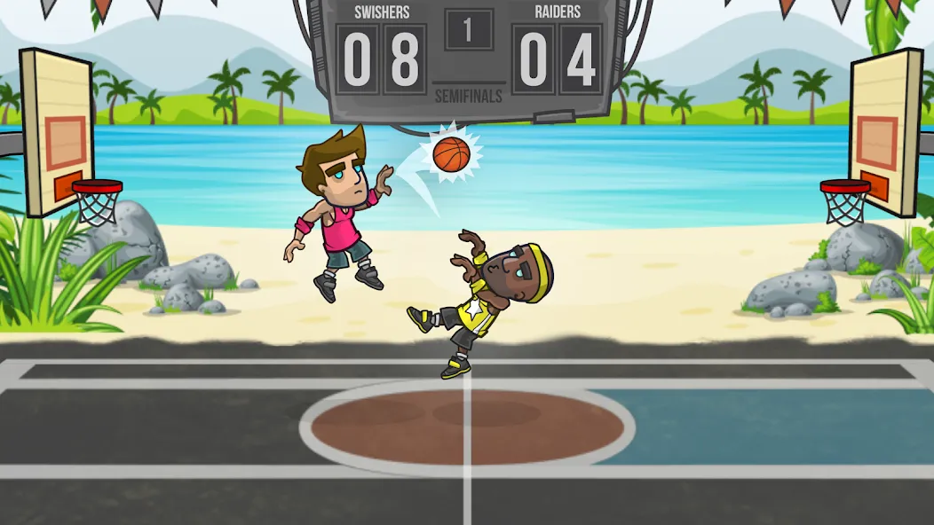 Скачать Basketball Battle [MOD: безлимитные монеты и энергия] на телефон — скриншот 3