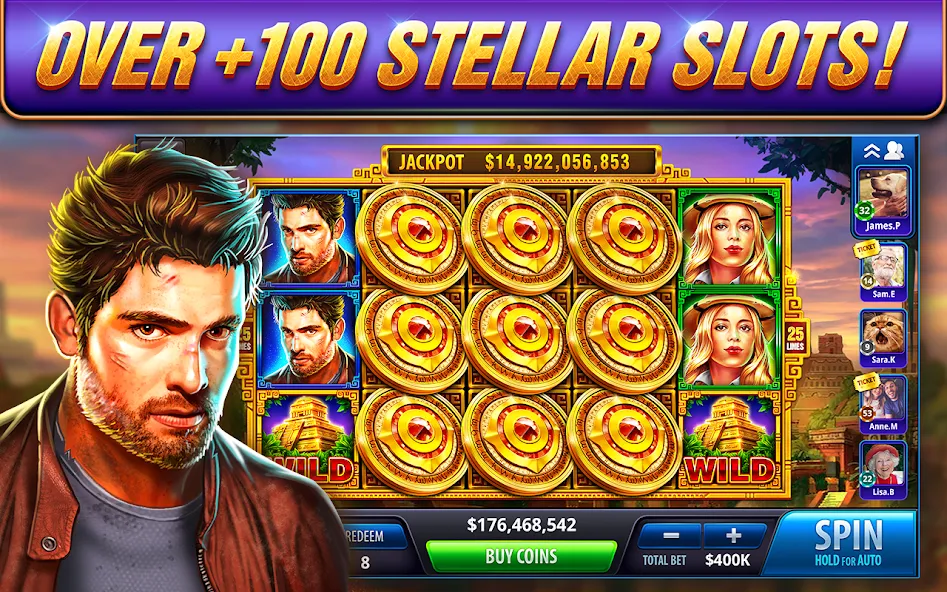 Скачать взлом Take 5 Vegas Casino Slot Games [MOD: безлимитные монеты и бонусы] — скриншот 1