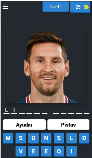 Guess Soccer Player Quiz [MOD: открыты все игроки и уровни] последняя версия — скриншот 1