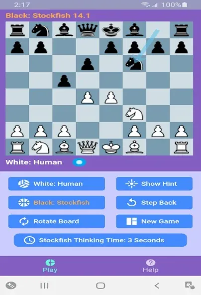 Chess With Stockfish 16 [MOD: усиленный шахматный движок и анализ партий] последняя версия — скриншот 1