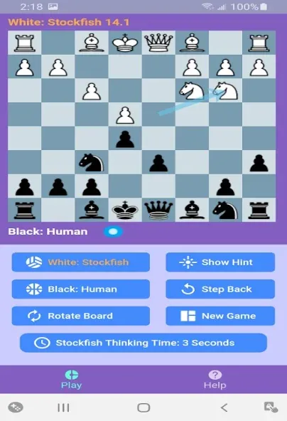 Chess With Stockfish 16 [MOD: усиленный шахматный движок и анализ партий] последняя версия — скриншот 2