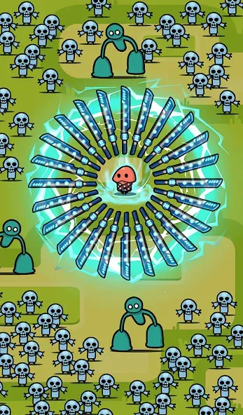 Little Hero: Survival.io [MOD: безлимитное здоровье и мощное оружие] на Андроид — скриншот 3