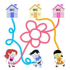 Скачать Toilet Rush Race: Draw Puzzle [MOD: без рекламы и все уровни открыты] на телефон