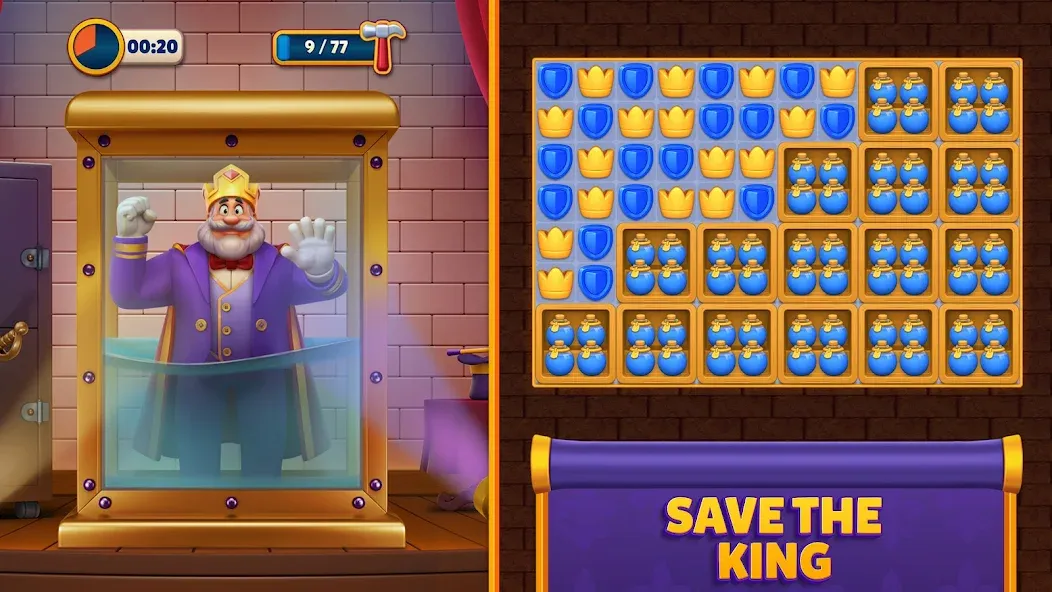 Скачать Royal Match [MOD: безлимитные жизни и ходы] на телефон — скриншот 1
