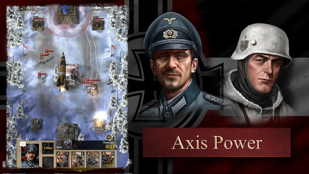 Взломанная Road to Valor: World War II [MOD: безлимитные ресурсы и усиленные войска] на Андроид — скриншот 2