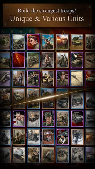 Взломанная Road to Valor: World War II [MOD: безлимитные ресурсы и усиленные войска] на Андроид — скриншот 5