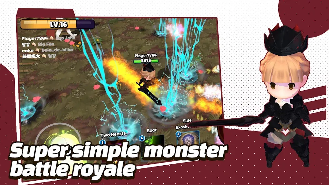 Скачать Magical Monster.io : Evolution [MOD: безлимитные ресурсы и быстрая эволюция] на телефон — скриншот 1