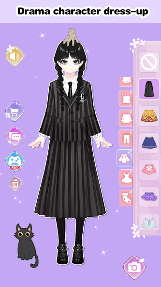 Взломанная Vlinder Princess Dress up game [MOD: безлимитные монеты и все наряды] на Андроид — скриншот 1