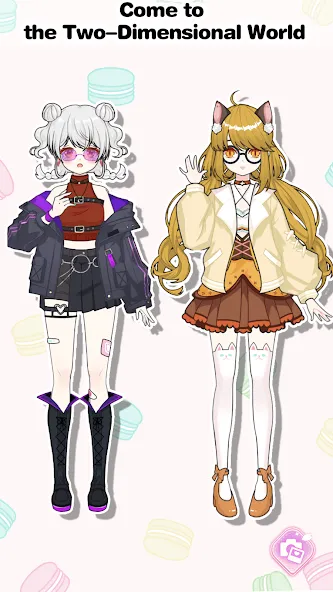 Взломанная Vlinder Princess Dress up game [MOD: безлимитные монеты и все наряды] на Андроид — скриншот 2