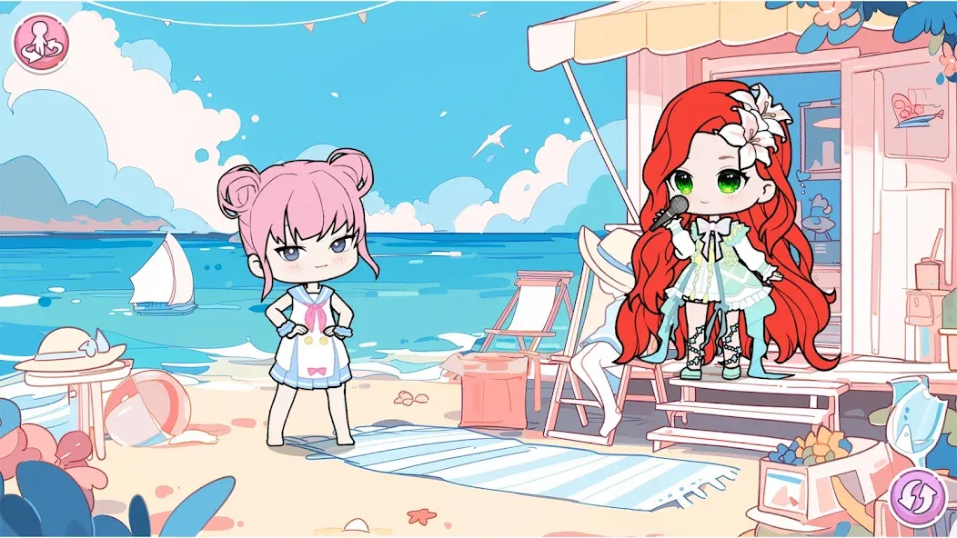 YOYO Doll School life Dress up [MOD: безлимитные деньги и все наряды] — Скачать бесплатно (APK) — скриншот 5